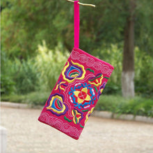 Load image into Gallery viewer, Women Ethnic Handmade Embroidered Wristlet Clutch Bag Vintage Purse Wallet
